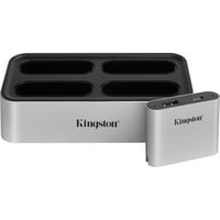 Kingston USB 3.2 Gen 2 Workflow Station-dock med 5G USB-A/C-hub, Docking station Sølv/Sort