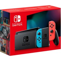 Nintendo Switch bærbar spilkonsol 15,8 cm (6.2") 32 GB Berøringsskærm Wi-Fi Blå, Grå, Rød, Spillekonsol Neon-rød/Neon-blå, Nintendo Switch, 768 MHz, 4000 MB, Blå, Grå, Rød, Analog/digital, D-måtte