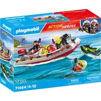 PLAYMOBIL City Action Brandbåd med Aqua Scooter, Bygge legetøj 