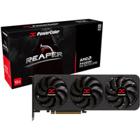 PowerColor Radeon RX 9070 GRE Reaper 12GB, Grafikkort Sort