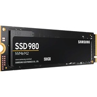 SAMSUNG 980 M.2 500 GB PCI Express 3.0 V-NAND NVMe, Solid state-drev 500 GB, M.2, 3100 MB/s