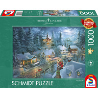 Schmidt Spiele Thomas Kinkade Studios: Julenissens stille nat, Puslespil 