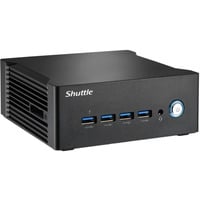 Shuttle Nano PC NT10H5 1L størrelse PC Sort 125H Intel® SoC, Barebone Sort, 1L størrelse PC, Mini PC barebone, Intel® SoC, DDR5-SDRAM, PCI Express, 120 W