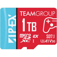 Team Group APEX SD7.1 1 TB SDXC, Hukommelseskort Rød/Blå