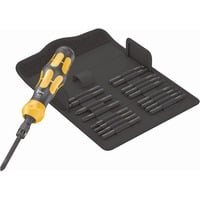 Wera Kraftform Kompakt 900 Imperial Set 1, med slagmejsel, Bit sæt Sort/Gul