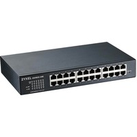 Zyxel GS1900-24E-EU0103F netværksswitch Administreret L2 Gigabit Ethernet (10/100/1000) 1U Sort Administreret, L2, Gigabit Ethernet (10/100/1000), Stativ-montering, 1U, Kan monteres på væggen