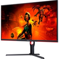 AOC G3 U32G3X/BK computerskærm 80 cm (31.5") 3840 x 2160 pixel 4K Ultra HD LED Sort, Rød, Gaming Skærm Sort/Rød, 80 cm (31.5"), 3840 x 2160 pixel, 4K Ultra HD, LED, 1 ms, Sort, Rød