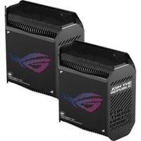 ASUS ROG Rapture GT6 (B-2-PK) Tri-band (2,4 GHz / 5 GHz / 5 GHz) Wi-Fi 6 (802.11ax) Sort 4 Intern, Router Sort, Sort, Intern, Mesh-router, Strøm, 538,8 m², Tri-band (2,4 GHz / 5 GHz / 5 GHz)