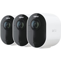 Arlo Ultra 2 Spotlight IP-sikkerhedskamera Udendørs 3840 x 2160 pixel Væg Hvid/Sort, IP-sikkerhedskamera, Udendørs, Trådløs, Amazon Alexa & Google Assistant, FCC, CE, IC, EuP1275, WERCS, Væg