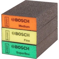 Bosch 2 608 901 175 slibeblok, Grinding sponge multi-coloured, Slibeblok, Flerfarvet, Træ, Fjernelse af maling, 69 mm, 97 mm