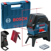 Bosch GCL 2-15 Professional, Kryds- & linjelaser Blå/Sort, IP54, 1,5 V, 490 g