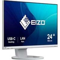 EIZO FlexScan EV2490-WT LED display 60,5 cm (23.8") 1920 x 1080 pixel Fuld HD Hvid, LED-skærm Hvid, 60,5 cm (23.8"), 1920 x 1080 pixel, Fuld HD, LED, 5 ms, Hvid