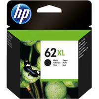 HP Original 62XL-blækpatron med høj kapacitet, sort sort, Høj, Sort, Pigmentbaseret blæk, 600 ml, 1 stk, 600 Sider