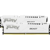 Kingston FURY FURY Beast 32GB 5600MT/s DDR5 CL36 DIMM (sæt med 2) White EXPO, Hukommelse Hvid, 32 GB, 2 x 16 GB, DDR5, 288-pin DIMM