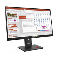 Lenovo ThinkVision T27-40 computerskærm 68,6 cm (27") 1920 x 1080 pixel Fuld HD LED Sort, LED-skærm Sort, 68,6 cm (27"), 1920 x 1080 pixel, Fuld HD, LED, 6 ms, Sort
