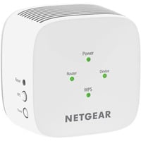 Netgear EX6110 Netværkssender & -modtager Hvid 10, 100, 300 Mbit/s, Repeater Netværkssender & -modtager, 10,100,300 Mbit/s, Microsoft® Internet Explorer® 8.0, Firefox® 20 or Safari® 5.1 or Google Chrome™ 25.0..., Intern, 802.11a, Wi-Fi 5 (802.11ac), 802.11b, 802.11g, Wi-Fi 4 (802.11n), Dual-band (2,4 GHz / 5 GHz)