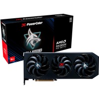 PowerColor Radeon RX 9070 Hellhound 16GB OC, Grafikkort Sort
