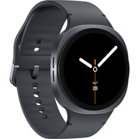 Samsung Galaxy Watch 8 3,3 cm (1.3") AMOLED 40 mm Digital 438 x 438 pixel Berøringsskærm 4G Grafit Wi-Fi GPS (satellit), SmartWatch grå, 3,3 cm (1.3"), AMOLED, Berøringsskærm, 32 GB, GPS (satellit), 30 g