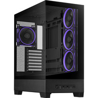 ASUS A31 Plus TG ARGB BLACK Midi Tower Sort, Towerkabinet Sort, Midi Tower, PC, Sort, ATX, micro ATX, Mini-ITX, Flere, 16,5 cm