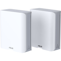 ASUS ZenWiFi BT7 BE9400 - Pakke med 2, Router Hvid, Hvid, Intern, Mesh-router, Strøm, 538,8376 m², Tri-band (2,4 GHz/5 GHz/6 GHz)