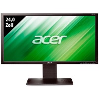 Acer G204122-001A1, LED-skærm Sort
