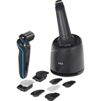 Braun Series 5 52-B7650cc, Shaver Sort/Blå
