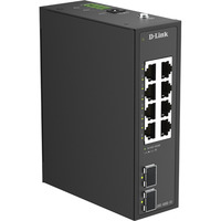 D-Link DIS-100G-10 netværksswitch Ikke administreret L2 Gigabit Ethernet (10/100/1000) DIN rail Sort Ikke administreret, L2, Gigabit Ethernet (10/100/1000), DIN rail