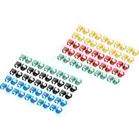 Digitus Farveclips til patchkabler - Blandede (20 stk. hver), Kabel klip multi-coloured