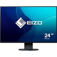 EIZO FlexScan EV2456-BK LED display 61,2 cm (24.1") 1920 x 1200 pixel WUXGA Sort, LED-skærm Sort, 61,2 cm (24.1"), 1920 x 1200 pixel, WUXGA, LCD, 5 ms, Sort