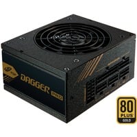 FSP DAGGER PRO 650W enhed til strømforsyning 20+4 pin ATX SFX Sort, PC strømforsyning 650 W, 100 - 240 V, 50 - 60 Hz, 10 A, 5 A, 120 W