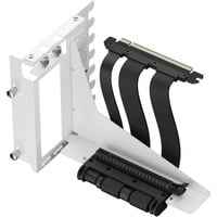 Fractal Design Flex 2 PCIe 4.0 x16 Hvid, beslag + forlængerledning Hvid/Sort