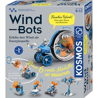 KOSMOS Wind Bots Børne Videnskabssæt & Legetøj, Eksperiment boks Robot, Ingeniørarbejde, 8 År, Flerfarvet