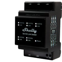 Shelly LAN Switch 5 Porte 10/100 Mbit Sort