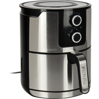 Unold 58655, Airfryer børstet rustfrit stål/Sort