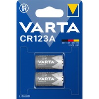Varta -CR123A-2 Husholdningsbatterier Engangsbatteri, CR123A, Lithium, 3 V, 2 stk, 1600 mAh