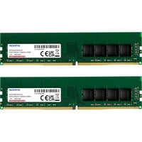 ADATA Premier AD4U32008G22-DTGN hukommelsesmodul 16 GB 2 x 8 GB DDR4 Grøn, 16 GB, 2 x 8 GB, DDR4, 3200 MHz, 288-pin DIMM