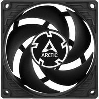 ARCTIC P8 PWM PST Computerkabinet Ventilator 8 cm Sort, Sag fan Sort, Ventilator, 8 cm, 200 rpm, 3000 rpm, 0,3 blæser, 40,3 m³/t