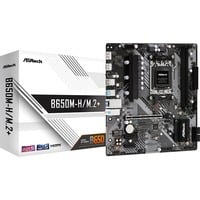 ASRock B650M-H/M.2+, Bundkort grå/Sort