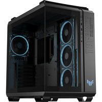 ASUS TUF GAMING GT502 Horizon TG ARGB Black Midi Tower Sort, Towerkabinet Sort, Midi Tower, PC, Sort, ATX, micro ATX, Mini-ITX, 16,3 cm, 40 cm