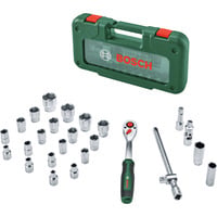 Bosch 1/2" Skraldesæt med topnøgler, 26 dele Grøn