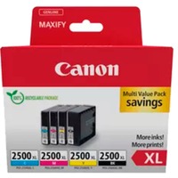 Canon 9254B010 blækpatron 4 stk Original Højt (XL) udbytte Sort, Blå, Magenta, Gul Højt (XL) udbytte, Sort, Blå, Magenta, Gul, 4 stk, Multipakke