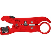 KNIPEX 16 60 06 SB Rød kabelstripper, Stripping /skraldeværktøj Plastik, Rød, 12,5 cm, 100 g
