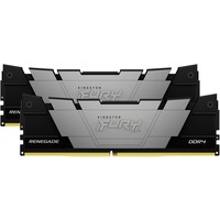 Kingston FURY FURY 64 GB 3600 MT/s DDR4 CL18 DIMM (sæt med 2) Renegade Sort, Hukommelse Sort, 64 GB, 2 x 32 GB, DDR4, 288-pin DIMM