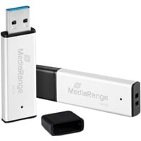 MediaRange High Performance 64 GB, USB-stik Sølv/Sort