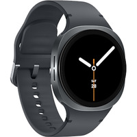 Samsung Galaxy Watch 8 3,3 cm (1.3") AMOLED 40 mm Digital 438 x 438 pixel Berøringsskærm Grafit Wi-Fi GPS (satellit), SmartWatch mørk grå, 3,3 cm (1.3"), AMOLED, Berøringsskærm, 32 GB, GPS (satellit), 30 g