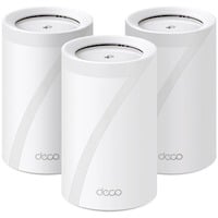 TP-Link BE9300 Tri-band (2,4 GHz/5 GHz/6 GHz) Wi-Fi 7 (802.11be) Hvid 4 Intern, Router Hvid, Hvid, Intern, Mesh-system, Tri-band (2,4 GHz/5 GHz/6 GHz), Wi-Fi 7 (802.11be), 9300 Mbit/s