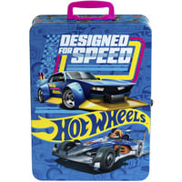 Theo Klein Hot Wheels samlerkuffert til 50 biler Blå/Pink