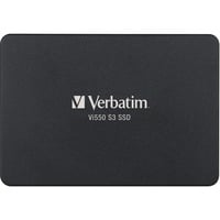 Verbatim Vi550 S3 4 TB 2.5" Serial ATA III 3D NAND, Solid state-drev Sort, 4 TB, 2.5", 510 MB/s, 6 Gbit/sek.