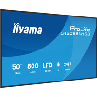 iiyama LH5066UHSB-B1AG, Offentlig visning Sort (mat)