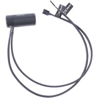 Alphacool ES flow- og temperatursensor "HighFlow" med tachs signal, Temperaturføler Sort